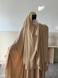 Charger l'image dans la visionneuse de la galerie, Khimar arrondi Maleeka Long (Whool Peach)