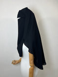 Load image into Gallery viewer, Niqab/sitar Zahra 90cm casquette sans fil Lycra Noir