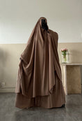 Bild in Galerie-Betrachter laden, Jilbab 2 pièces Jupe Whool peach