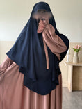 Charger l'image dans la visionneuse de la galerie, Khimar Sarah court (Soie de Médine)