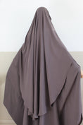 Charger l'image dans la visionneuse de la galerie, Khimar arrondi Maleeka Long (Soie de médine)