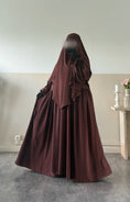 Charger l'image dans la visionneuse de la galerie, Abaya Balqis Soie de médine