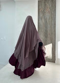 Charger l'image dans la visionneuse de la galerie, Khimar Tarha 2 voiles arrondi