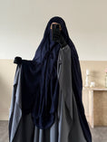 Charger l'image dans la visionneuse de la galerie, Khimar Joumana 2 voiles mousseline