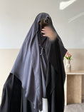 Charger l'image dans la visionneuse de la galerie, Khimar Joumana Whool peach