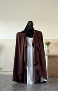 Charger l'image dans la visionneuse de la galerie, Set Maleeka kimono + sous abaya Soie de médine