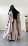 Charger l'image dans la visionneuse de la galerie, Set Maleeka kimono + sous abaya Soie de médine