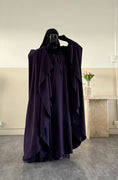 Charger l'image dans la visionneuse de la galerie, Set Maleeka kimono + sous abaya Soie de médine