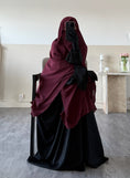 Charger l'image dans la visionneuse de la galerie, Khimar Joumana 2 voiles mousseline Déstockage