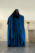 Charger l'image dans la visionneuse de la galerie, Set Maleeka kimono + sous abaya Soie de médine