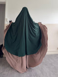 Charger l'image dans la visionneuse de la galerie, Khimar arrondi Maleeka Court (Soie de médine)