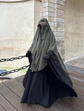 Charger l'image dans la visionneuse de la galerie, Khimar Joumana Whool peach