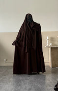 Charger l'image dans la visionneuse de la galerie, Abaya Yaqout Soie de Médine