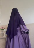 Charger l'image dans la visionneuse de la galerie, Khimar Sarah court (Soie de Médine)