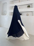 Charger l'image dans la visionneuse de la galerie, Khimar Tarha 2 voiles arrondi