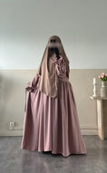 Charger l'image dans la visionneuse de la galerie, Abaya Balqis Soie de médine