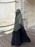 Charger l'image dans la visionneuse de la galerie, Khimar Joumana Whool peach