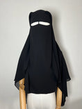 Bild in Galerie-Betrachter laden, Niqab/Sitar Tahira arrondi long Noir