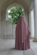 Charger l'image dans la visionneuse de la galerie, Khimar arrondi Maleeka Long (Soie de médine)