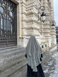 Charger l'image dans la visionneuse de la galerie, Khimar Tarha 3 voiles arrondi Mousseline