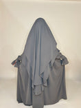 Charger l'image dans la visionneuse de la galerie, Khimar Hajar 2 voiles Soie de médine