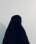 Charger l'image dans la visionneuse de la galerie, Niqab/Sitar casquette 3 voiles 1m50