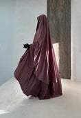 Charger l'image dans la visionneuse de la galerie, Khimar Joumana Flow Soie de Médine
