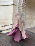 Charger l'image dans la visionneuse de la galerie, Khimar arrondi Maleeka Long (Whool Peach)

