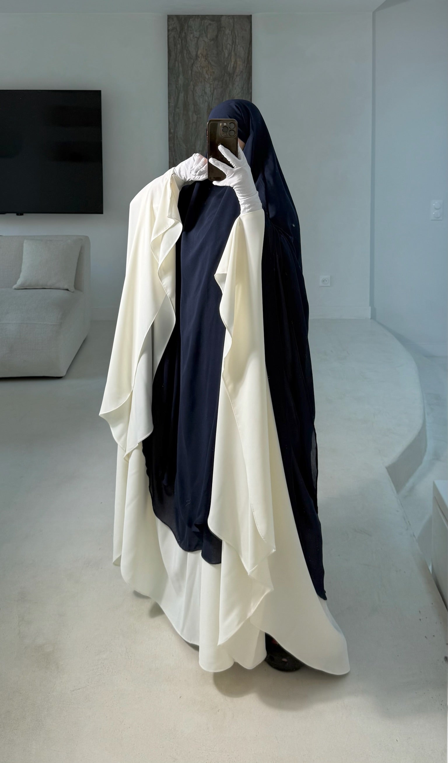 Khimar Tarha 2 voiles arrondi
