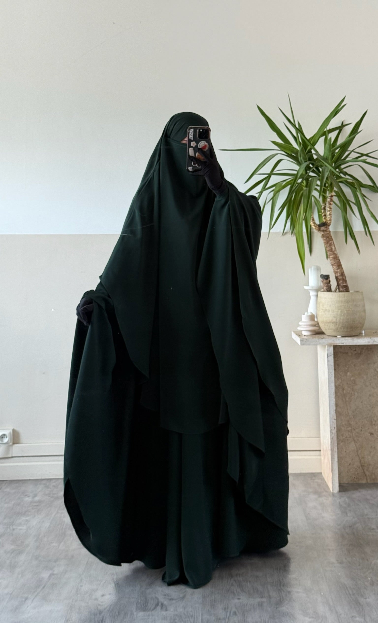Rounded Khimar Maleeka (Medina Silk)