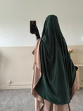 Charger l'image dans la visionneuse de la galerie, Khimar arrondi Maleeka Court (Soie de médine)
