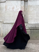 Khimar arrondi Maleeka court (Nidha)