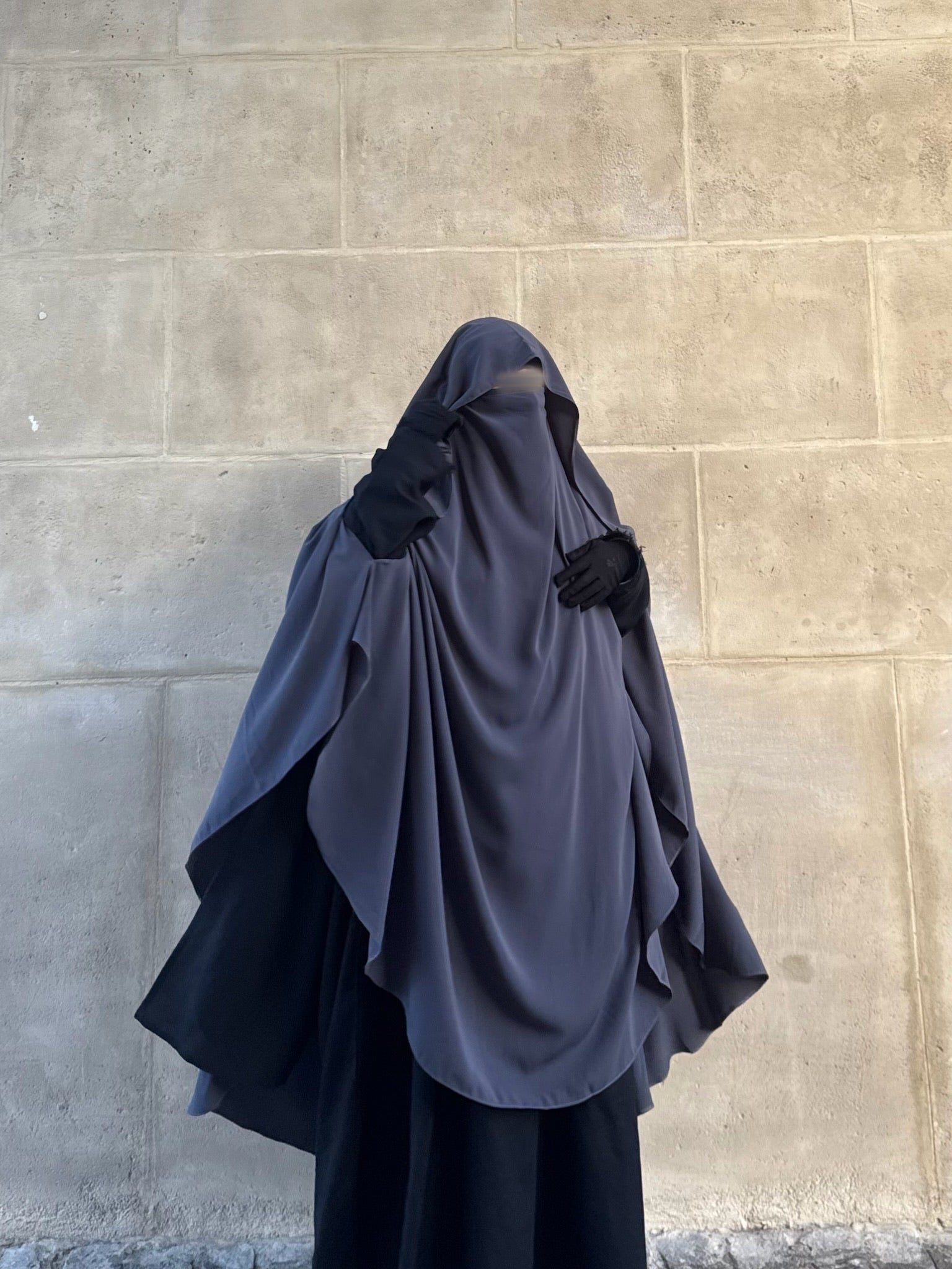 Khimar Jouwayriyyah Casquette Whool peach
