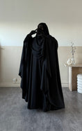Charger l'image dans la visionneuse de la galerie, Set Maleeka kimono + sous abaya Soie de médine
