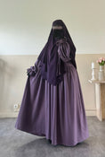 Charger l'image dans la visionneuse de la galerie, Khimar Sarah court (Soie de Médine)
