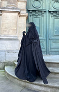 Charger l'image dans la visionneuse de la galerie, Set Maleeka kimono + sous abaya Soie de médine
