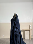 Charger l'image dans la visionneuse de la galerie, Khimar arrondi Maleeka Court (Soie de médine)
