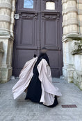 Charger l'image dans la visionneuse de la galerie, Set Maleeka kimono + sous abaya Soie de médine
