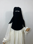 Charger l'image dans la visionneuse de la galerie, Niqab/Sitar Afiya 90cm casquette Noir
