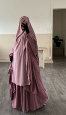 Half niqab Soie de medine