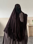 Charger l'image dans la visionneuse de la galerie, Khimar Joumana 2 voiles mousseline Déstockage
