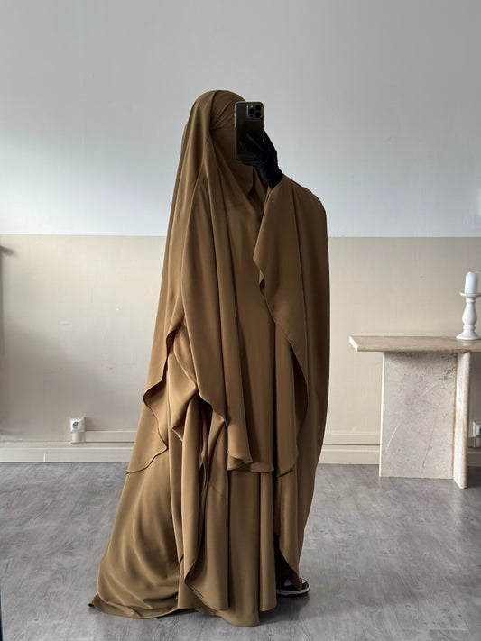 Khimar abgerundetes Maleeka (Medina-Seide)
