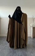 Charger l'image dans la visionneuse de la galerie, Set Maleeka kimono + sous abaya Soie de médine
