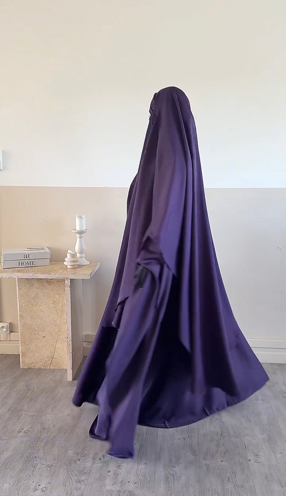 Khimar arrondi Maleeka T1 (Nidha)