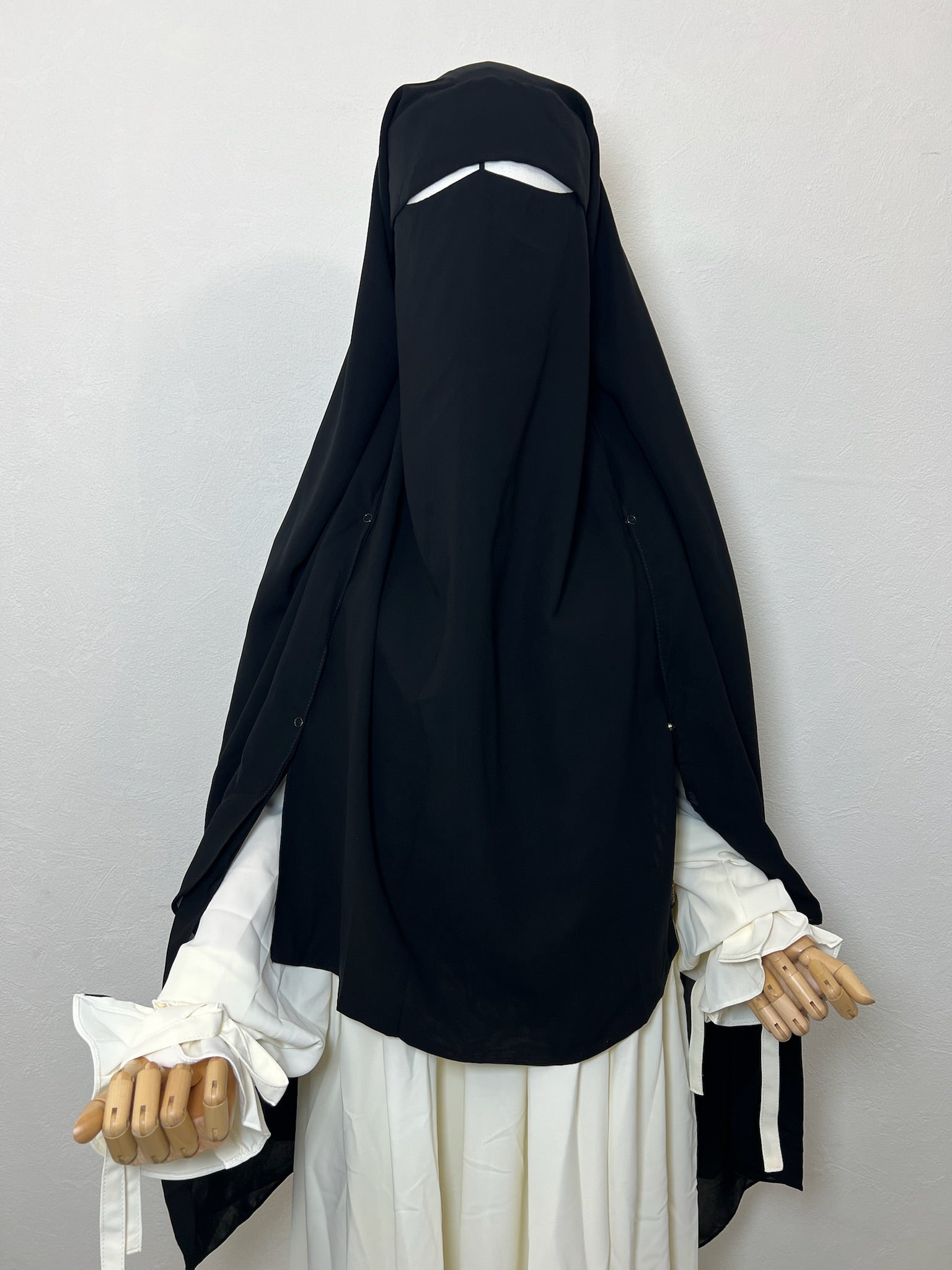 Niqab/Sitar Salma casquette boutons de pression