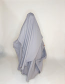 Khimar arrondi Maleeka Long (Whool Peach)