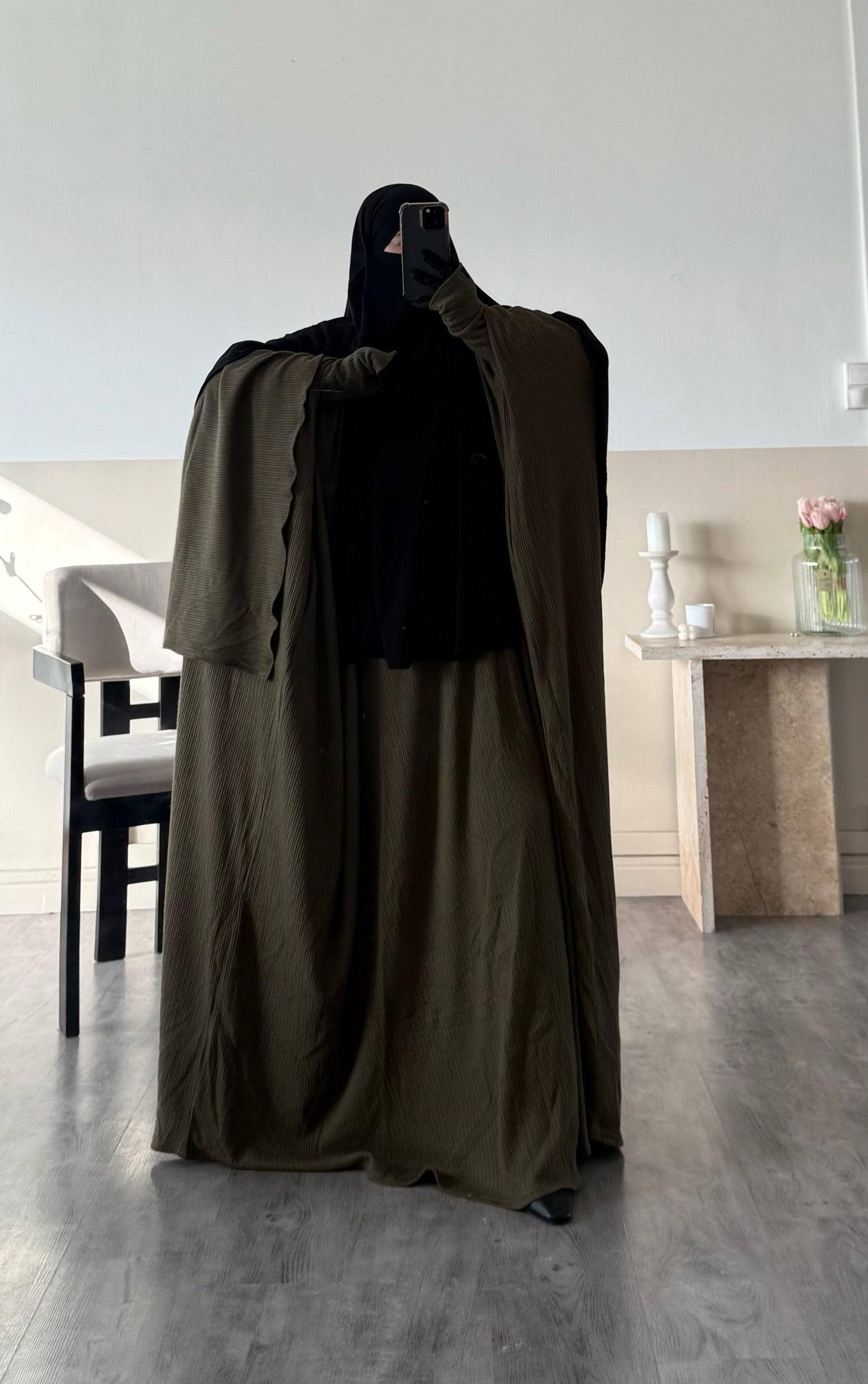 Abaya Saudia hiver