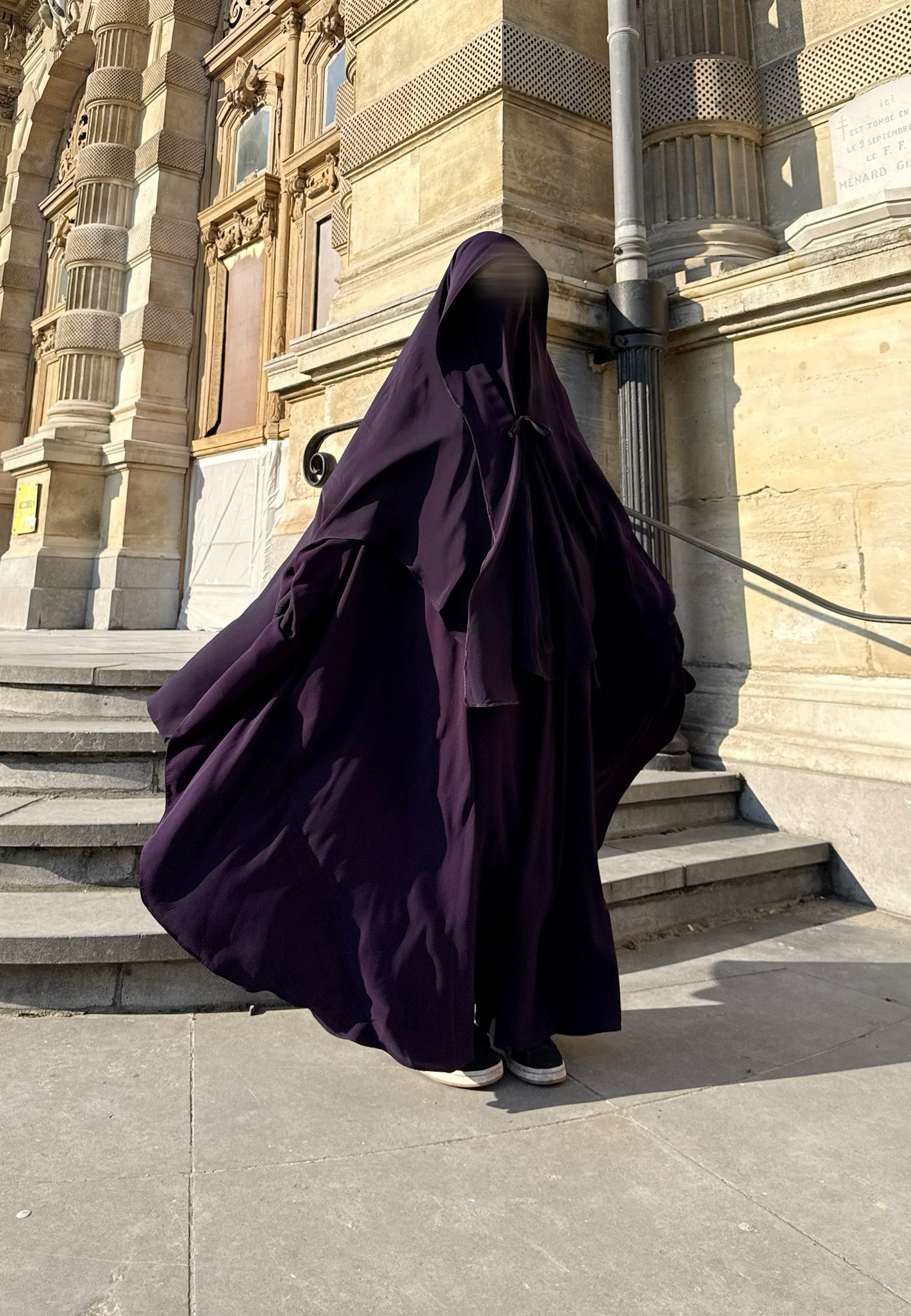 Half niqab Soie de medine