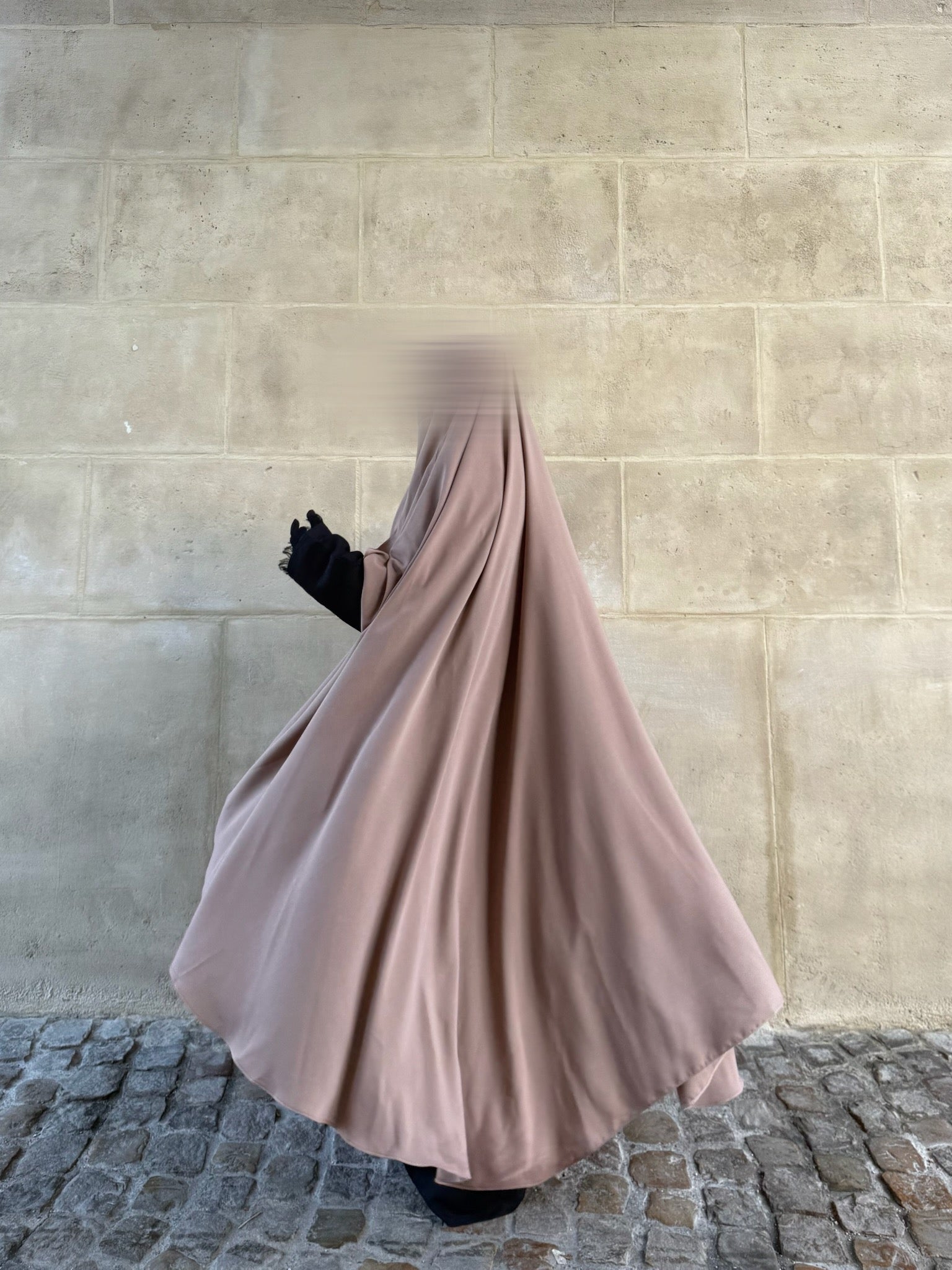 Khimar Jouwayriyyah Classic Whool peach