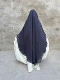 Charger l'image dans la visionneuse de la galerie, Khimar Tarha 2 voiles arrondi

